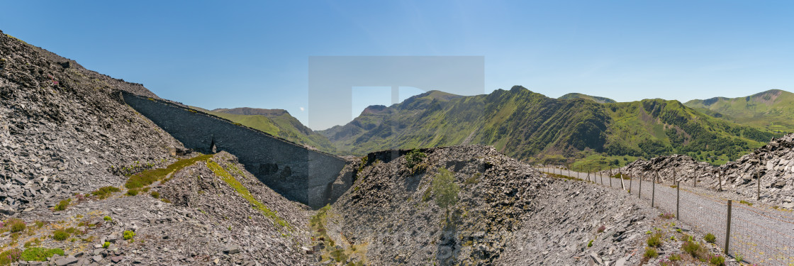 "Dinorwic Quarry, Wales, UK" stock image