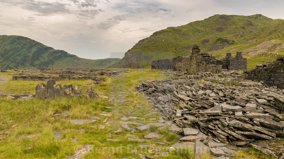 "Rhosydd Quarry, Wales, UK" stock image