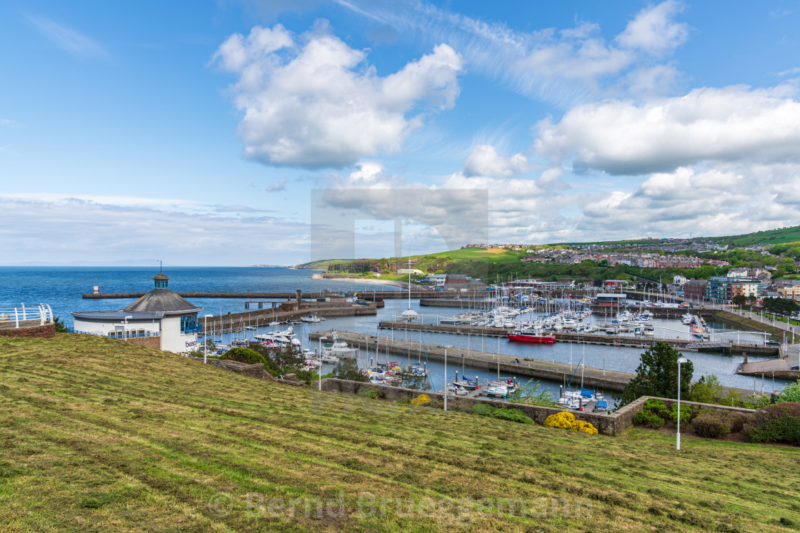 "The Whitehaven Marina, Cumbria, England" stock image