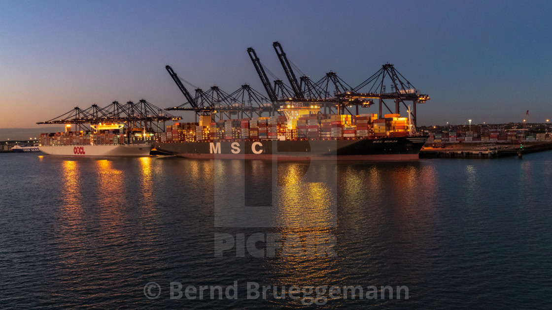 "Felixstowe, Suffolk, England, UK" stock image