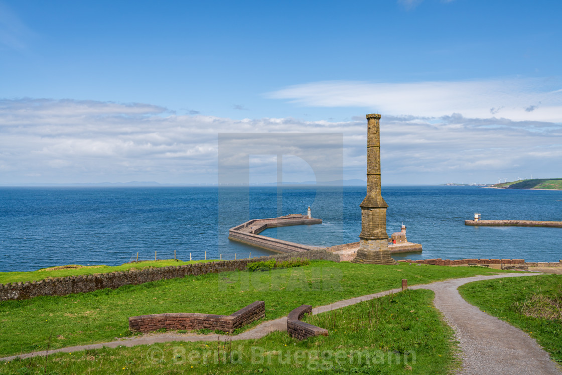 "The Candlestick Chimney in Whitehaven, Cumbria, England" stock image