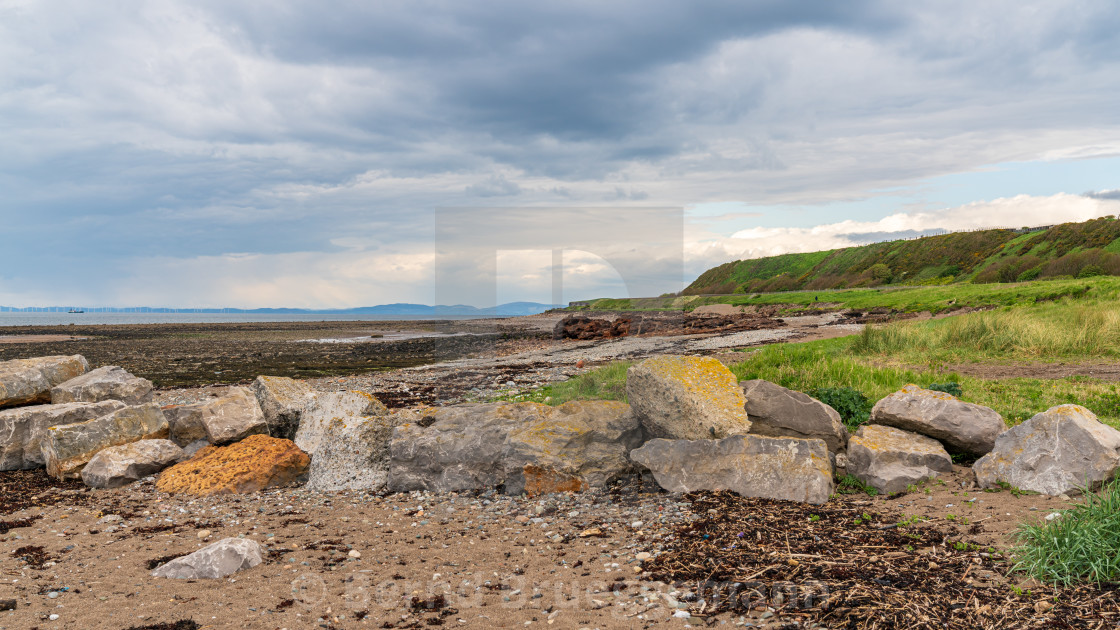 "Harrington, Cumbria, England" stock image