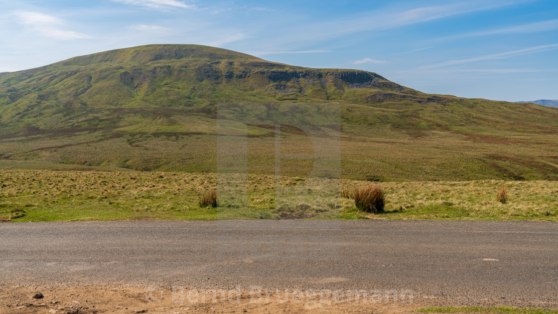 "On the B6270 road between Birkdale and Nateby, Cumbria, England" stock image