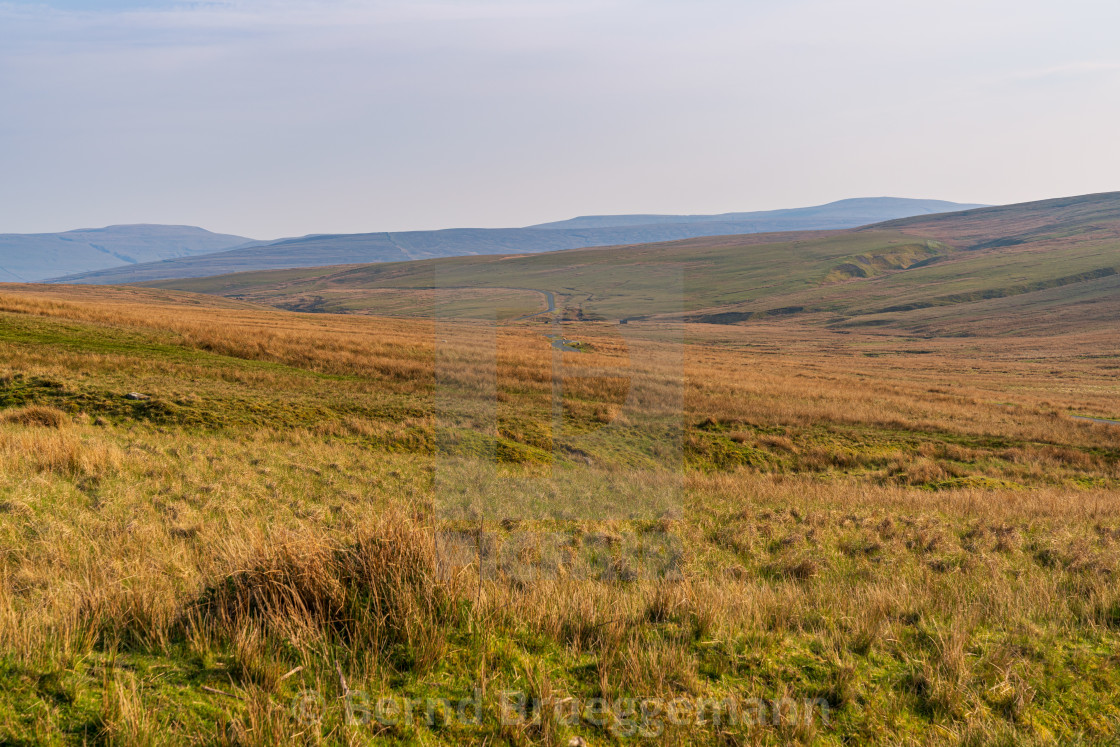 "Near West Stonesdale, North Yorkshire, England" stock image