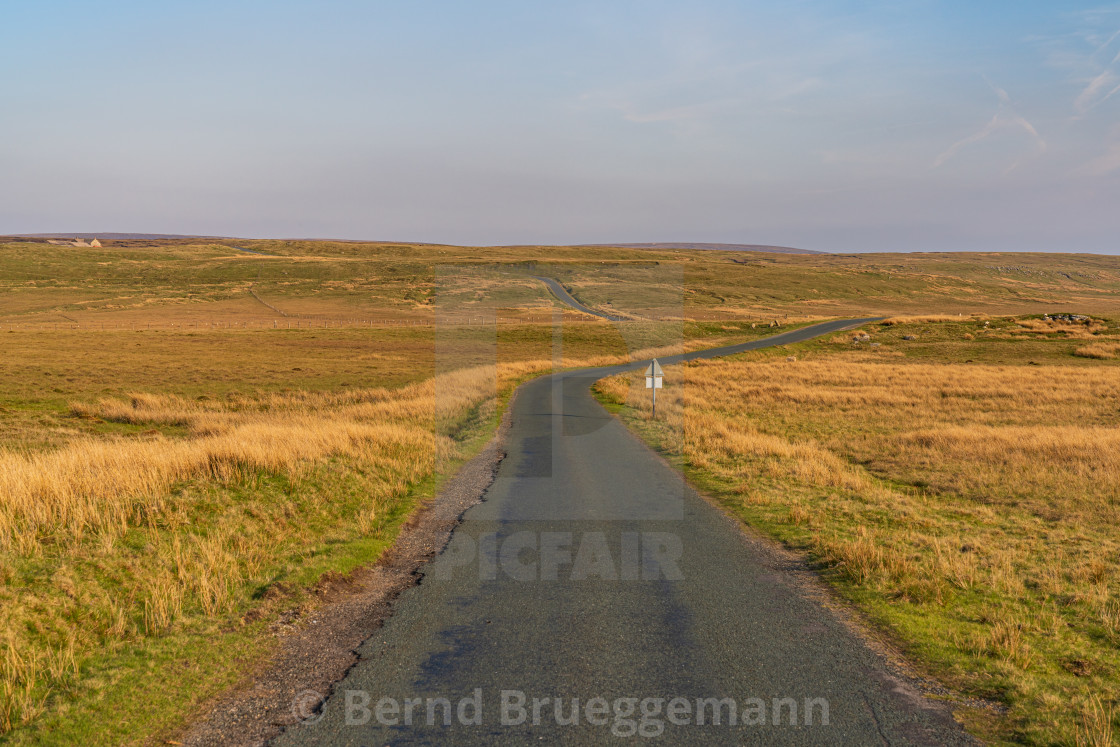 "Near West Stonesdale, North Yorkshire, England" stock image