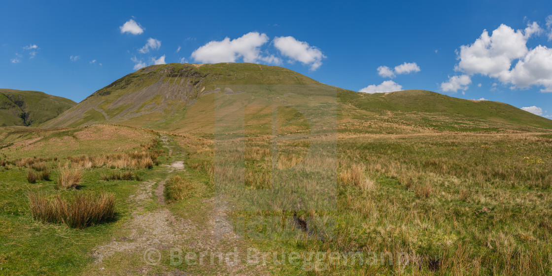 "Yorkshire Dales Landscape near Cautley Spout, Cumbria, England" stock image