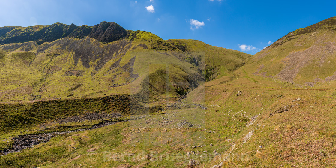 "Yorkshire Dales Landscape near Cautley Spout, Cumbria, England" stock image