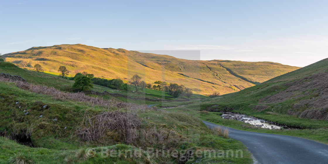 "Between Gawthrop and Barbon, Cumbria, England" stock image