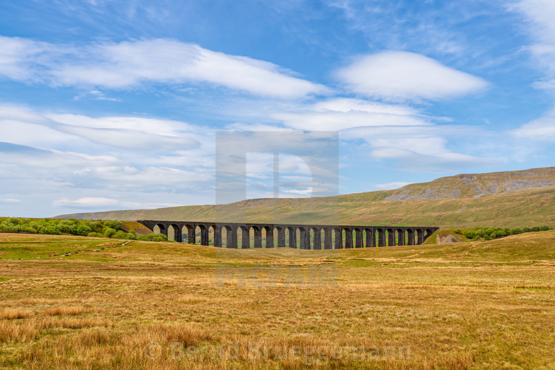 "Ribblehead Viaduct, North Yorkshire, England" stock image