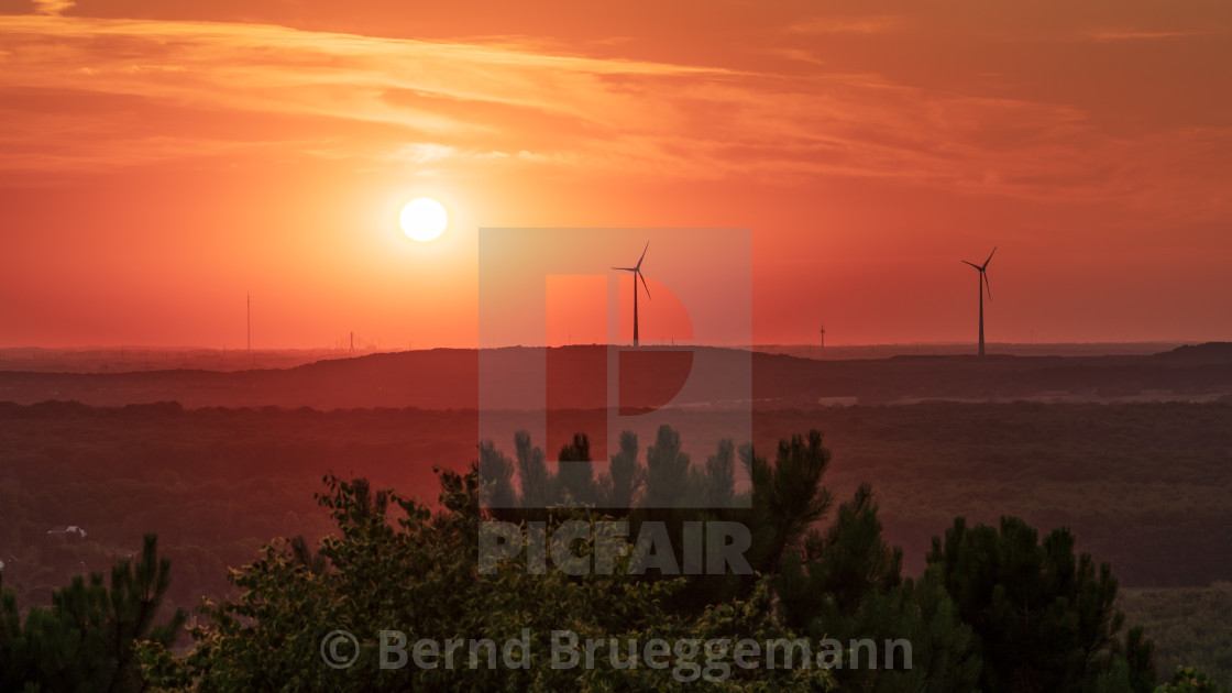 "Halde Haniel in Bottrop, North Rhine-Westfalia, Germany" stock image