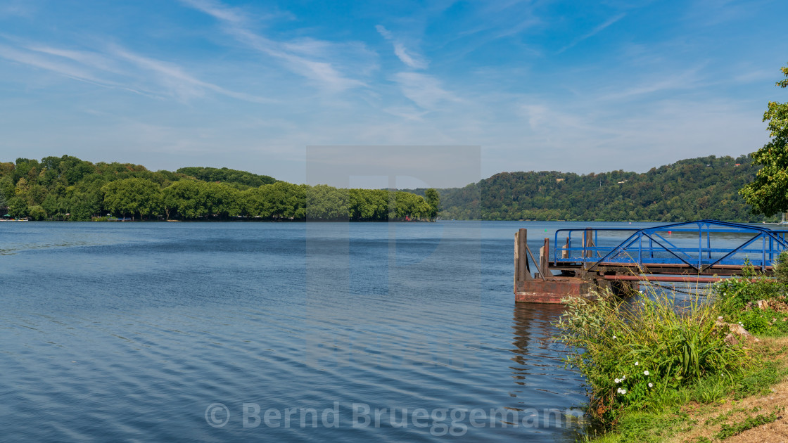 "Baldeney lake, Essen, North Rhine-Westfalia, Germany" stock image