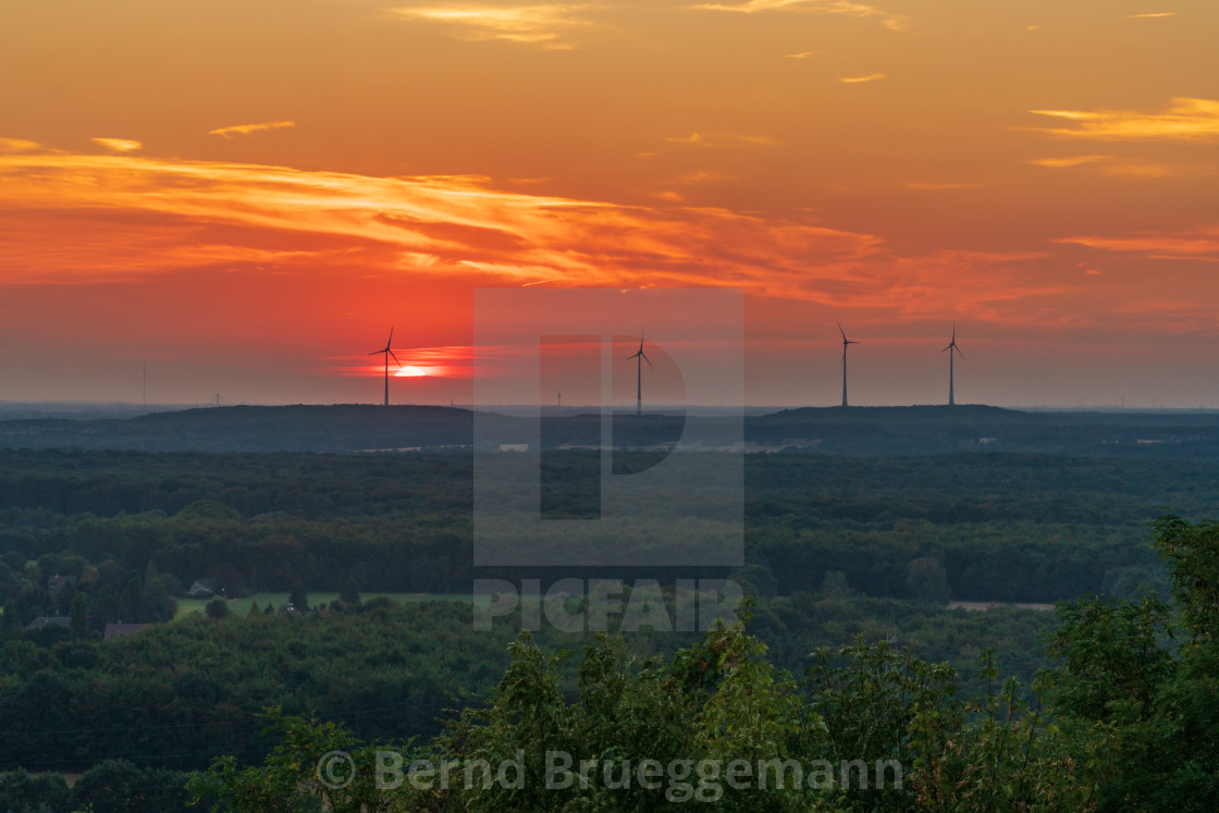 "Halde Haniel in Bottrop, North Rhine-Westfalia, Germany" stock image