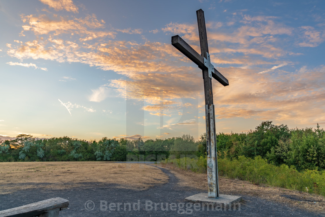 "Halde Pattberg in Moers, North Rhine-Westfalia, Germany" stock image