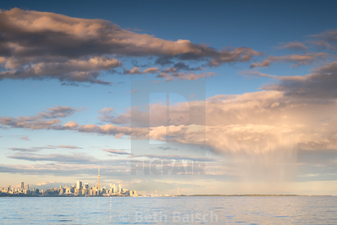 "Heavy Rain Shower Passes Over Toronto" by Beth Baisch - $12.33 "Heavy Rain Shower Passes Over Toronto" stock image