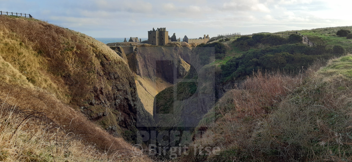 "Dunnottar castle" stock image