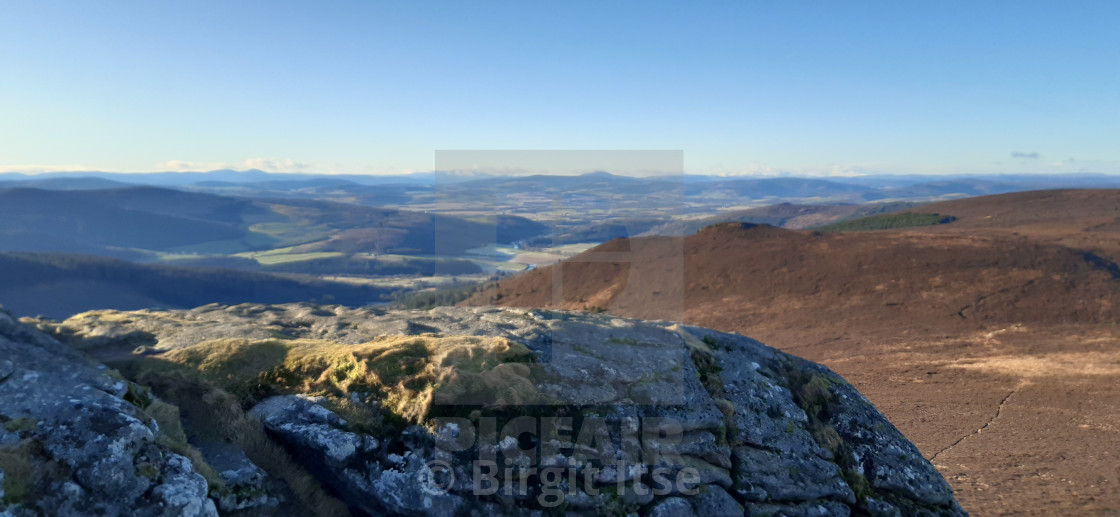 "A view from the top" stock image