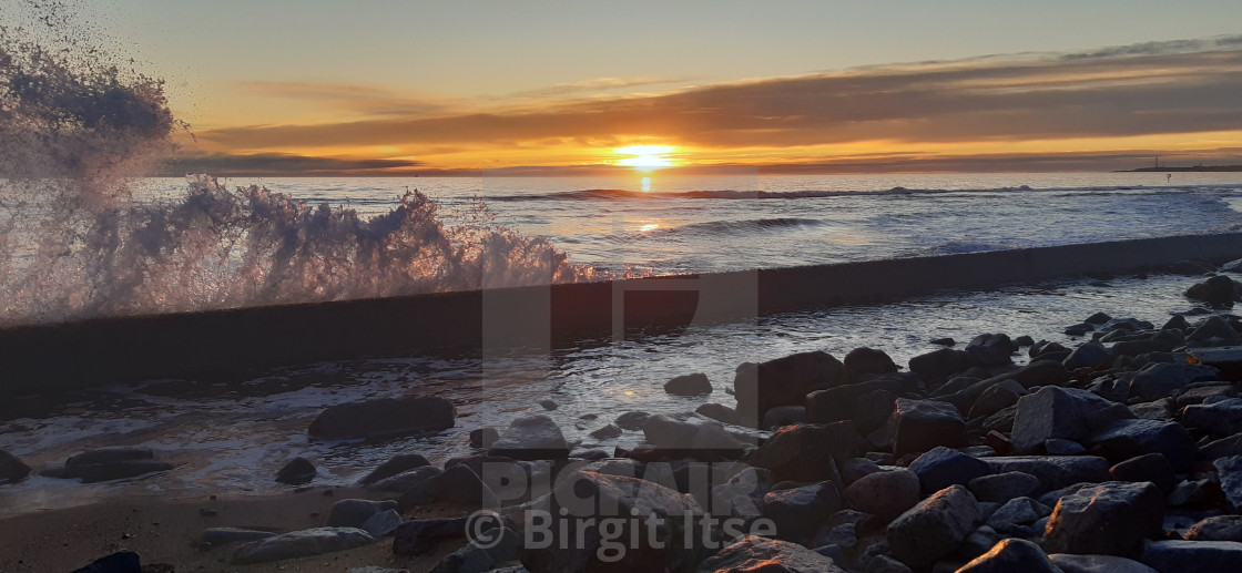 "Golden morning" stock image