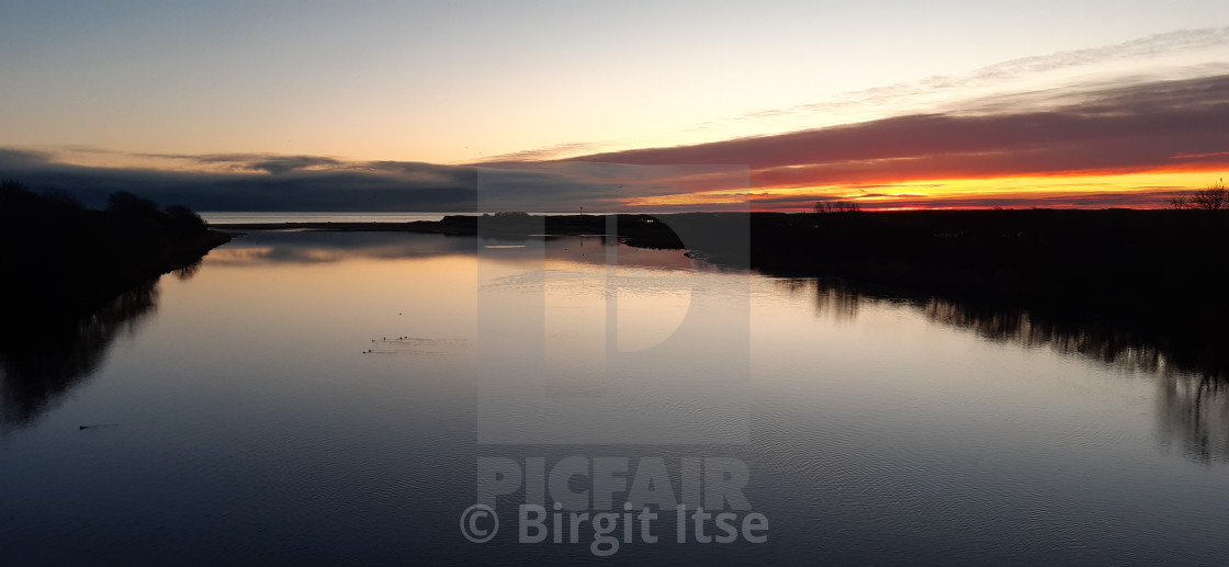 "Sunrise in Aberdeen" stock image