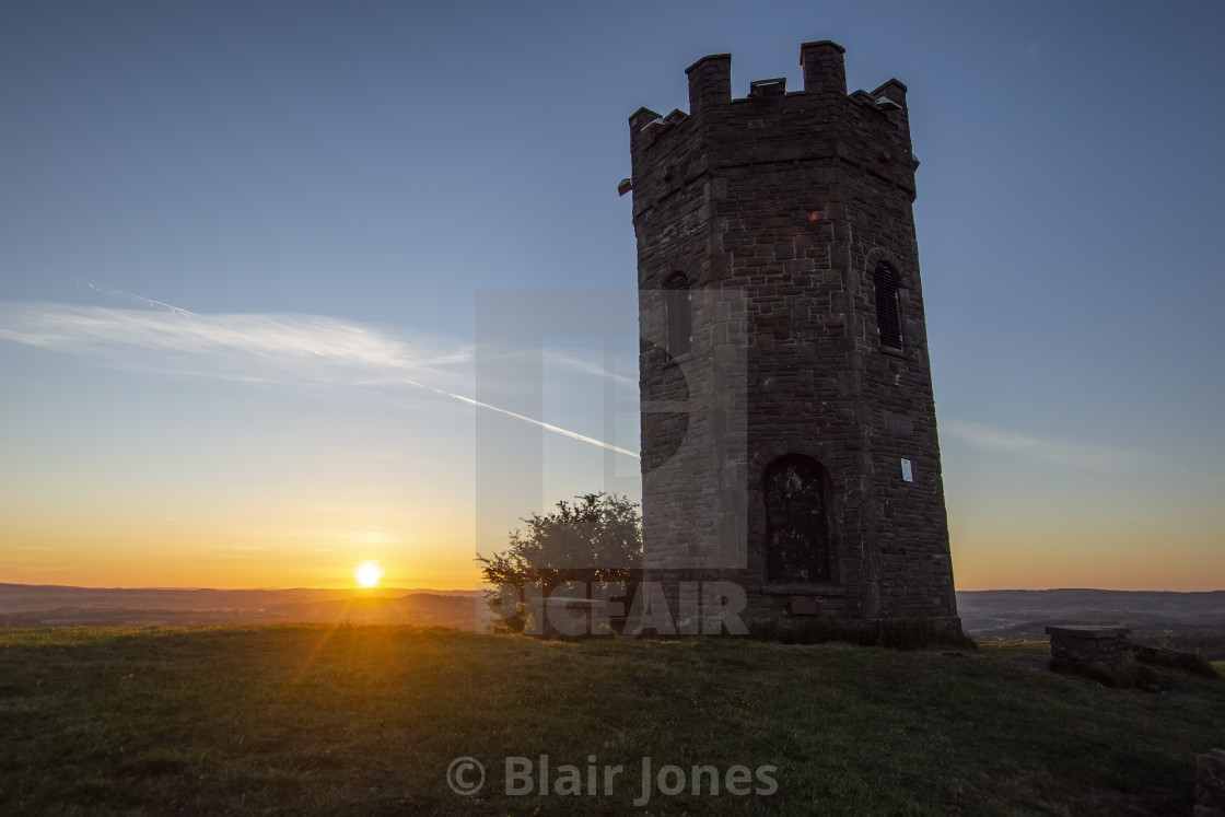 "The Folly at Sunrise" stock image