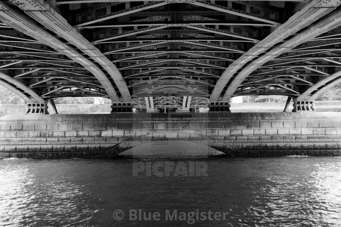 "Bridge Under Asakusa" stock image