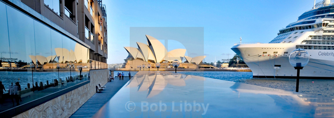 "Opera House Reflections" stock image