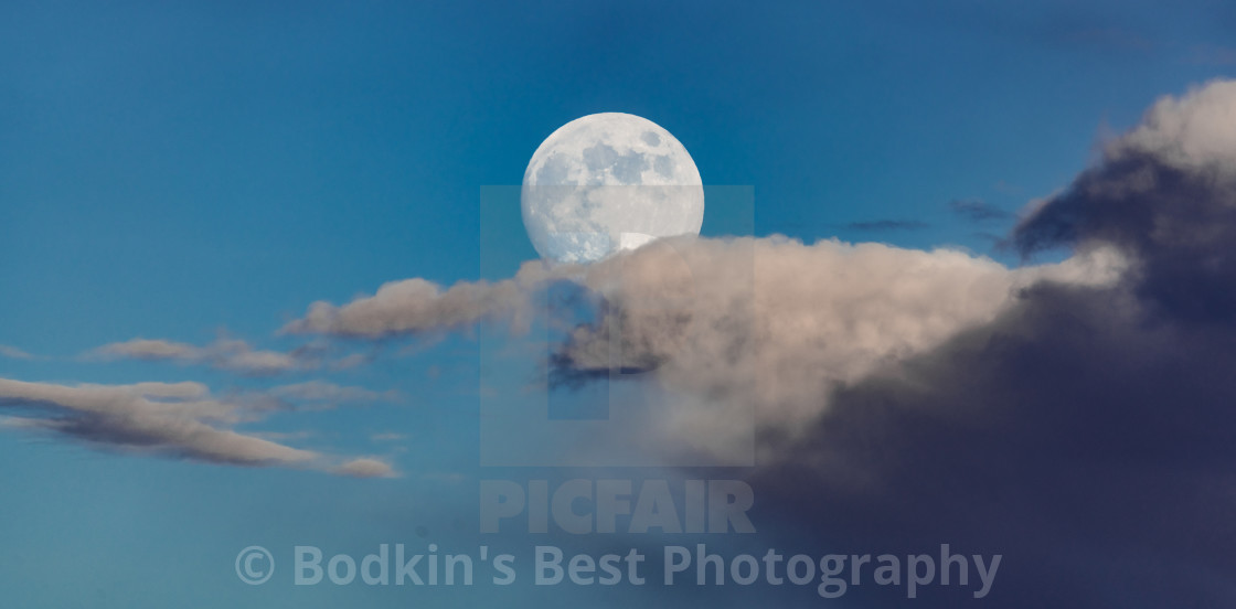 "Moonrise" stock image