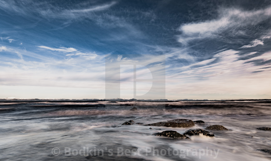 "A Stormy Morning" stock image