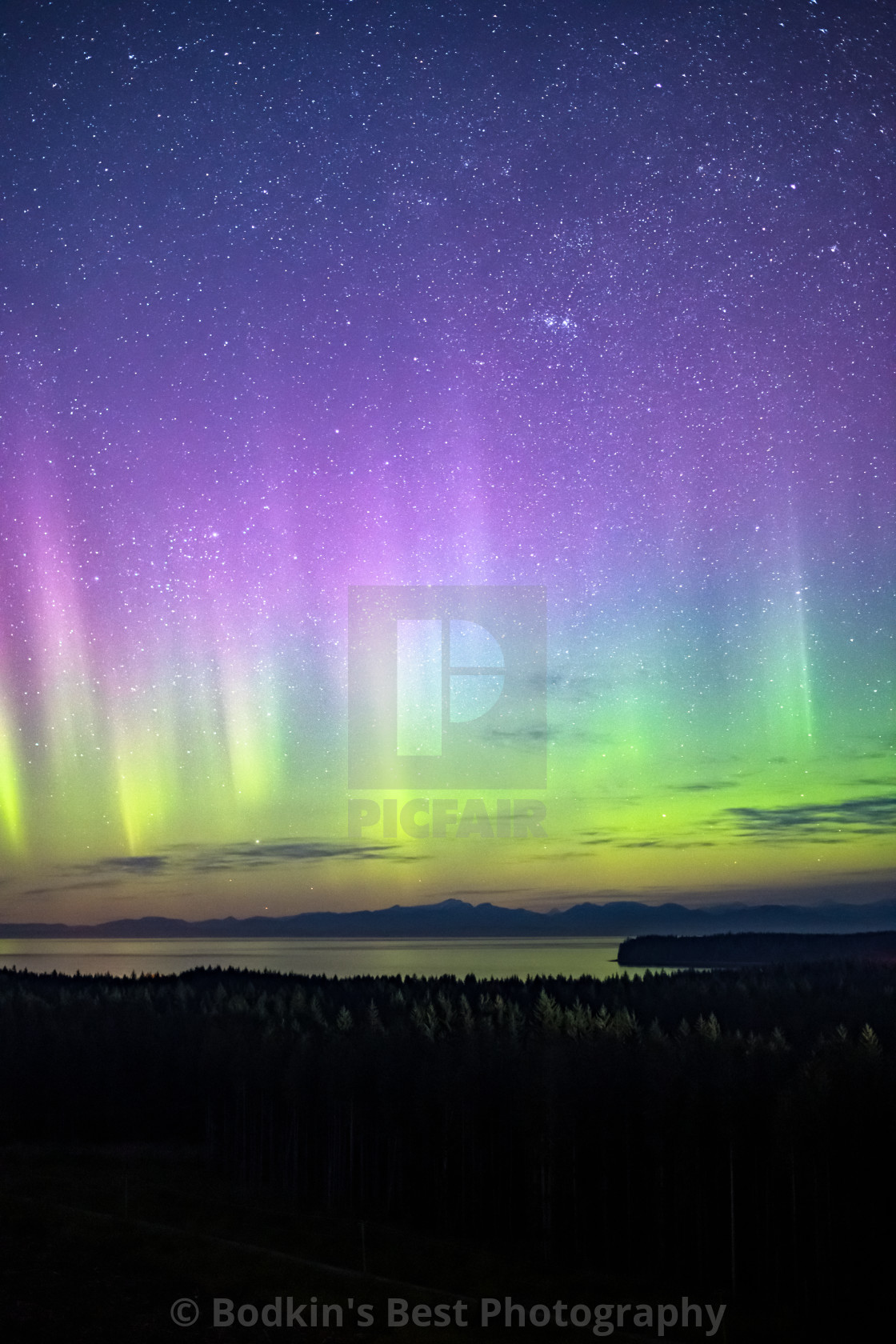 "Northern Lights" stock image