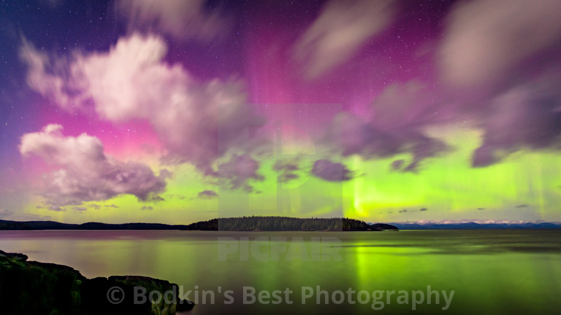 "Northern Lights" stock image