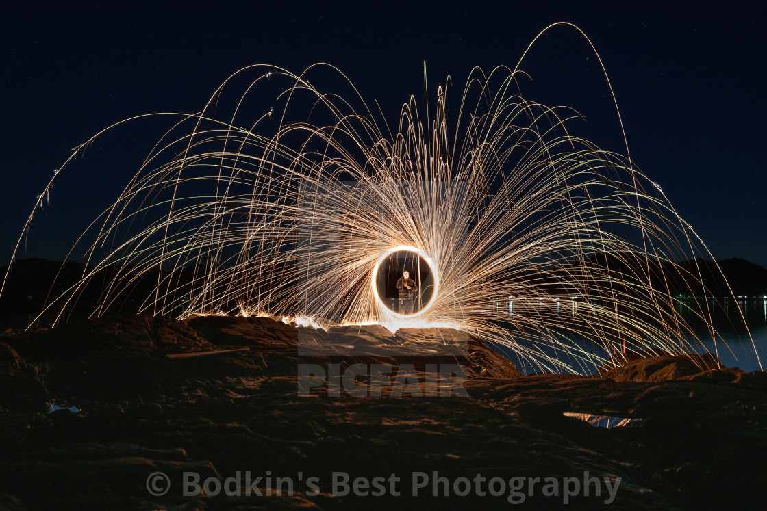 "Light Painting" stock image