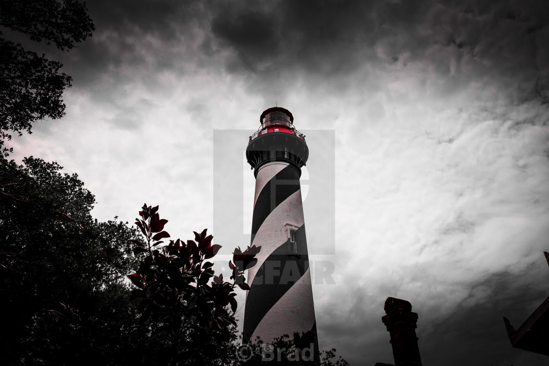 "St Augustine Lighthouse" stock image