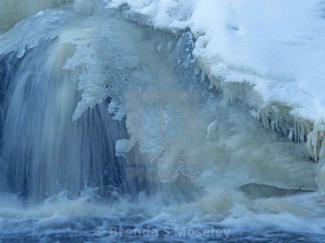 "Ice Forming on Montreal River" by Brenda S Moseley - $42.67 "Ice Forming on Montreal River" stock image