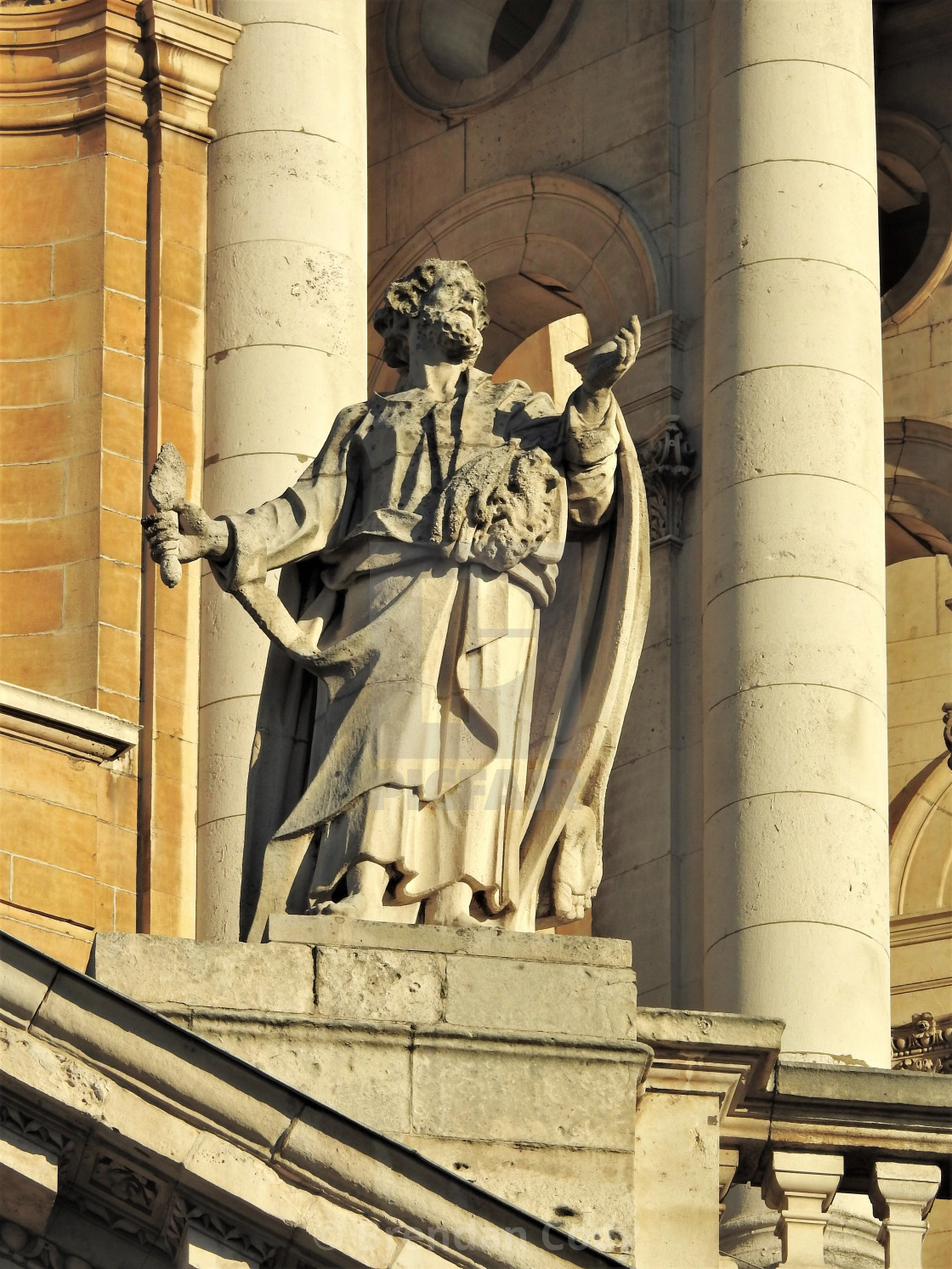 "St. John the Apostle on St Pauls Cathedral" stock image