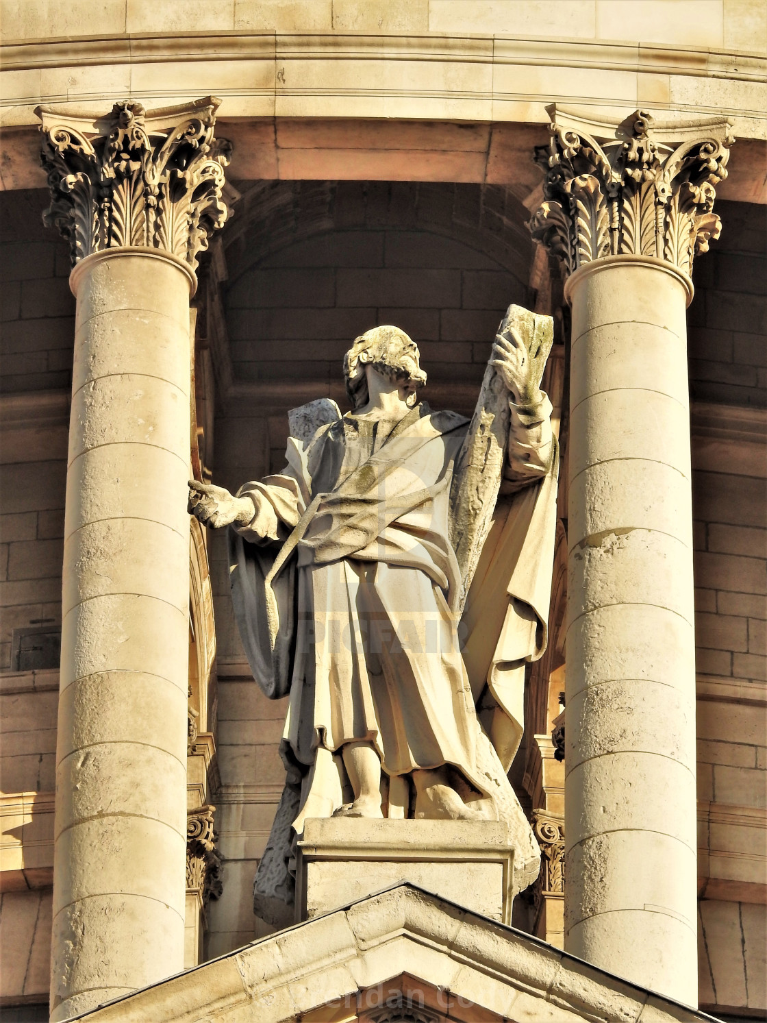 "St. Andrew on St Pauls Cathedral" stock image