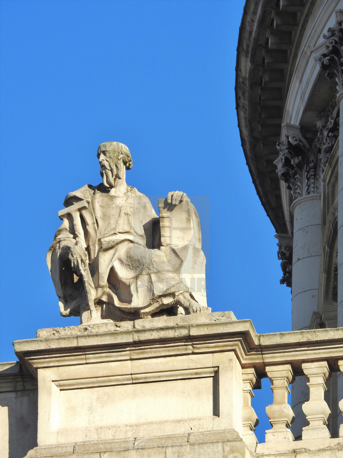 "St. Simon the Zealot on St Pauls Cathedral" stock image