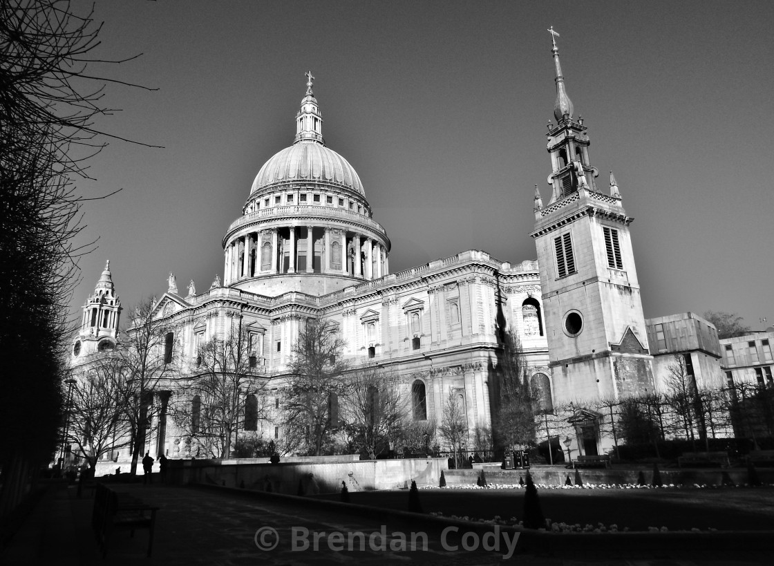 "St Pauls Cathedral" stock image