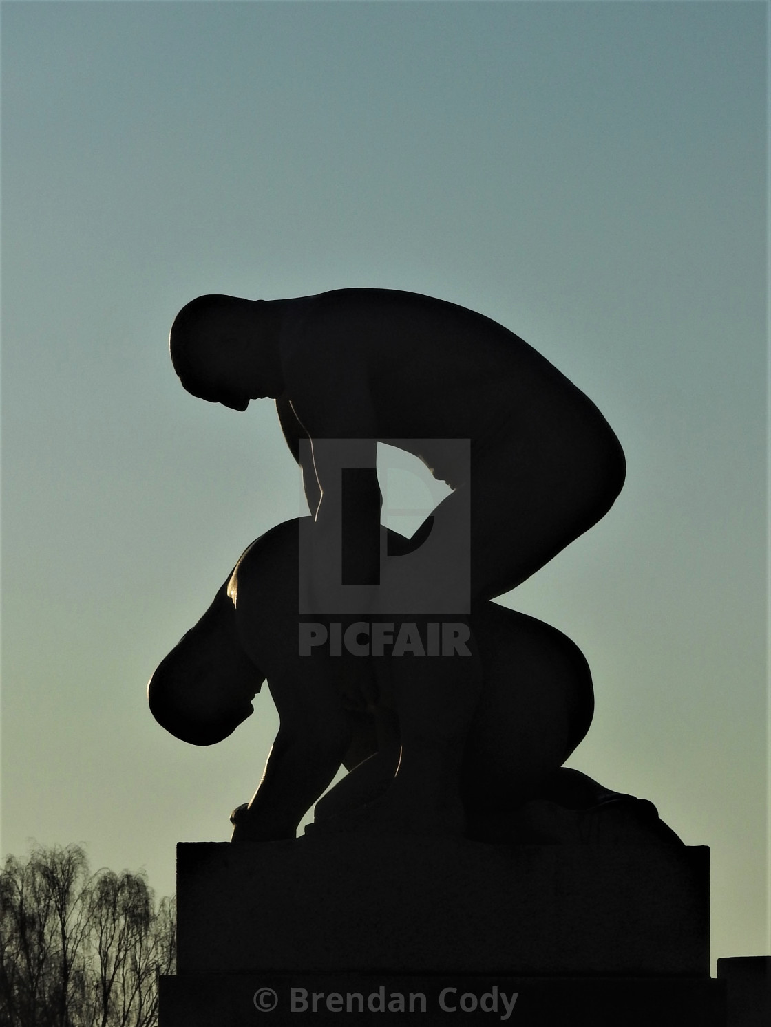 "Sculptural Figures" by Brendan Cody - $15.31 "Sculptural Figures" stock image