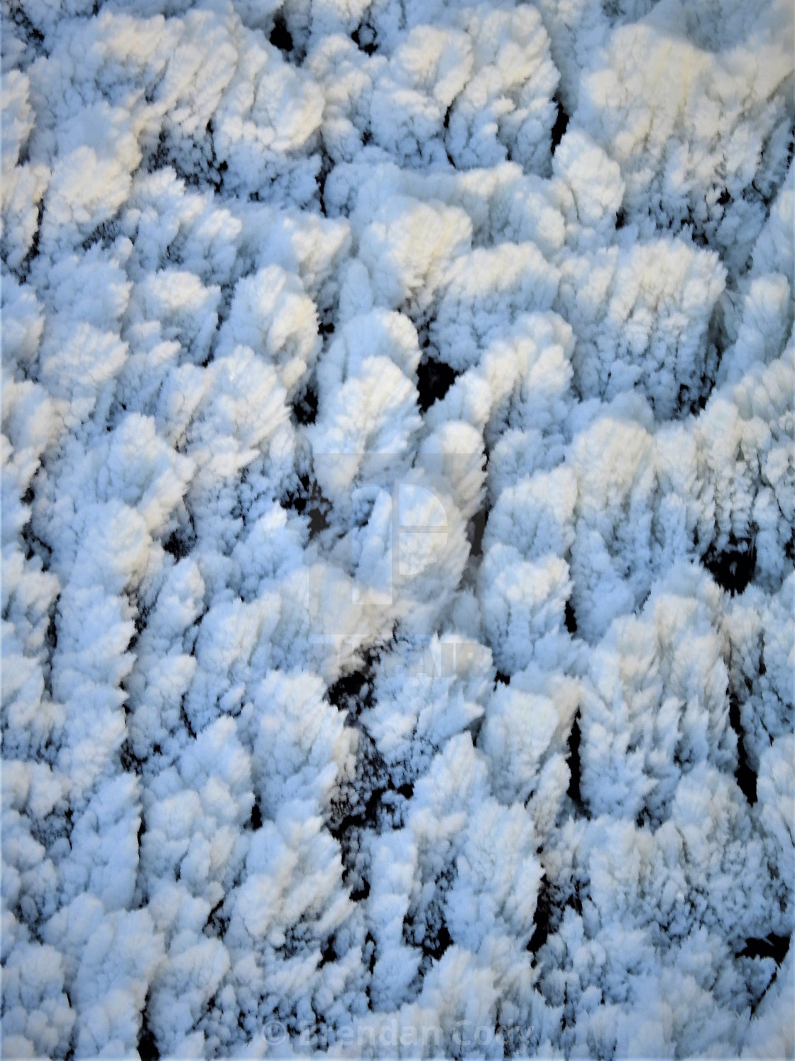 "The Frozen Waterfall" stock image