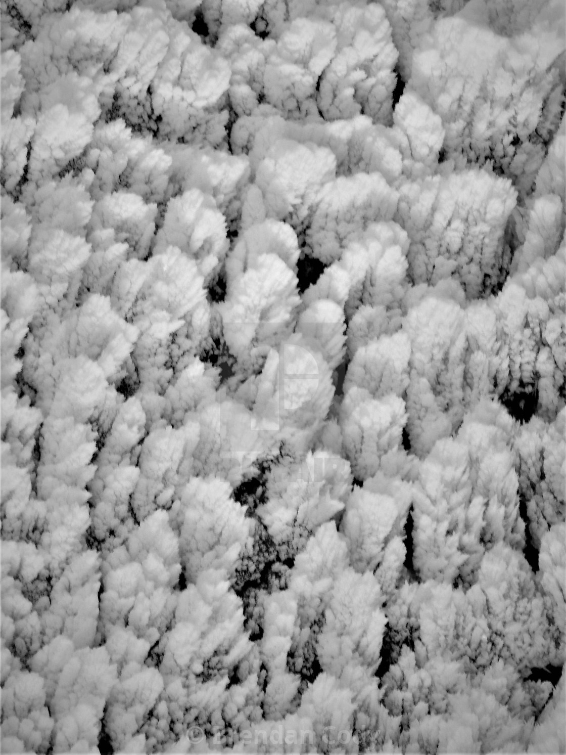 "The Frozen Waterfall" stock image