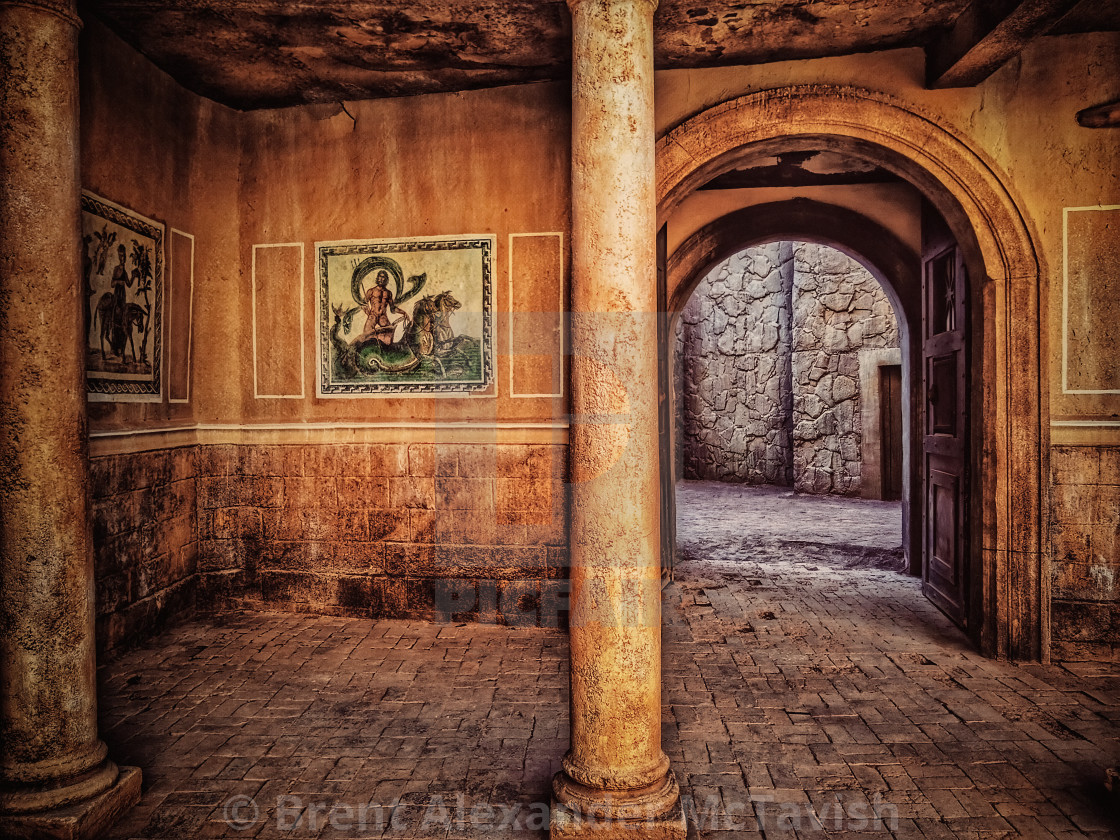 "Gladiator & Prince of Persia film set, Atlas Studios, Ouarzazate, Morocco 2" stock image