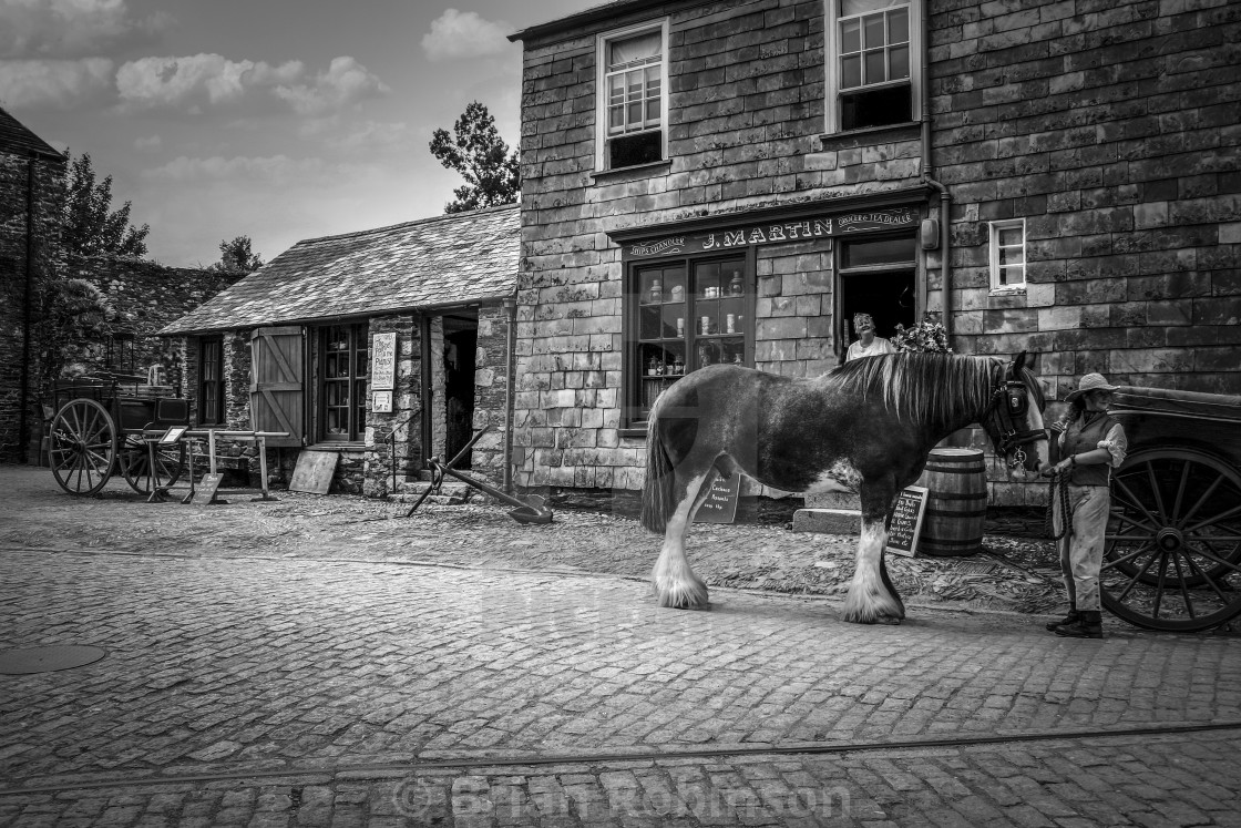 "Morwelham Quay" stock image