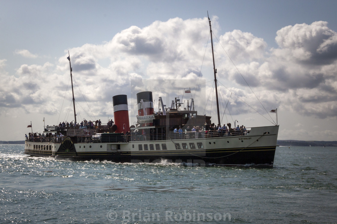 "Paddle Steamer" stock image