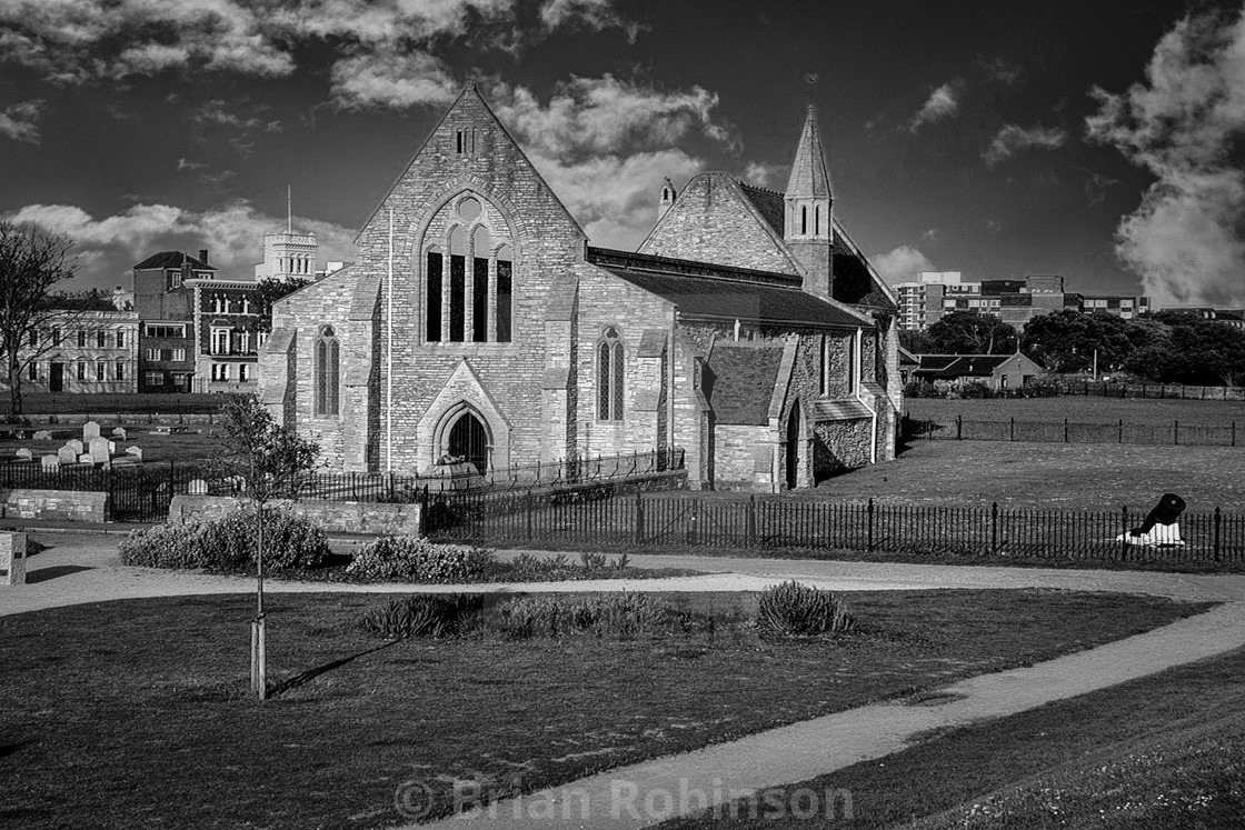 "Garrison Church" stock image