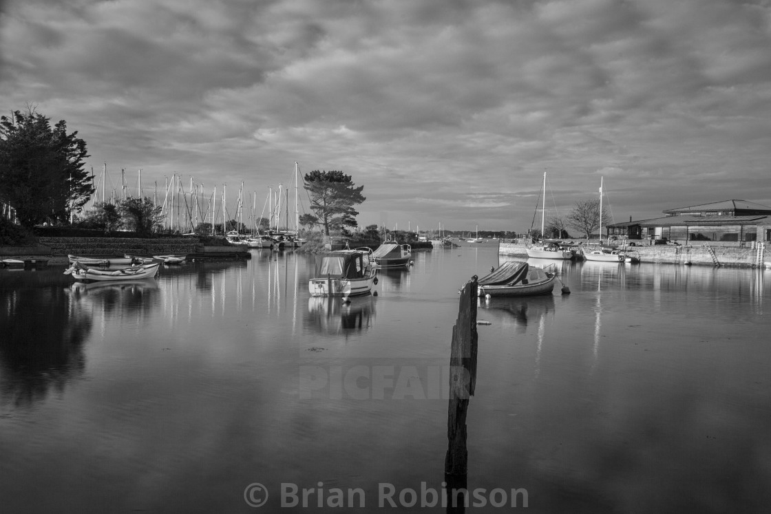 "Emsworth Harbour" stock image