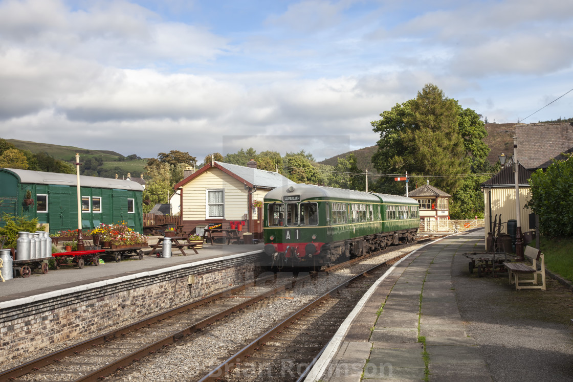 "Llangollen Railway" stock image