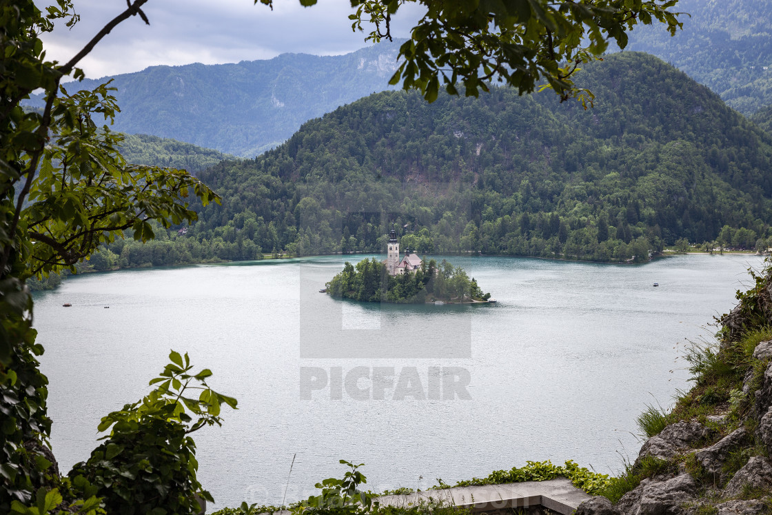 "Lake Bled" stock image