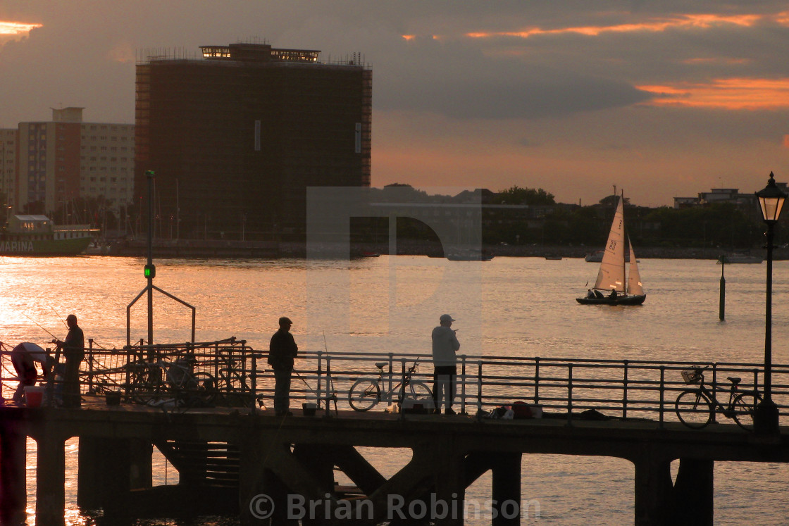 "Portsmouth Harbour" stock image