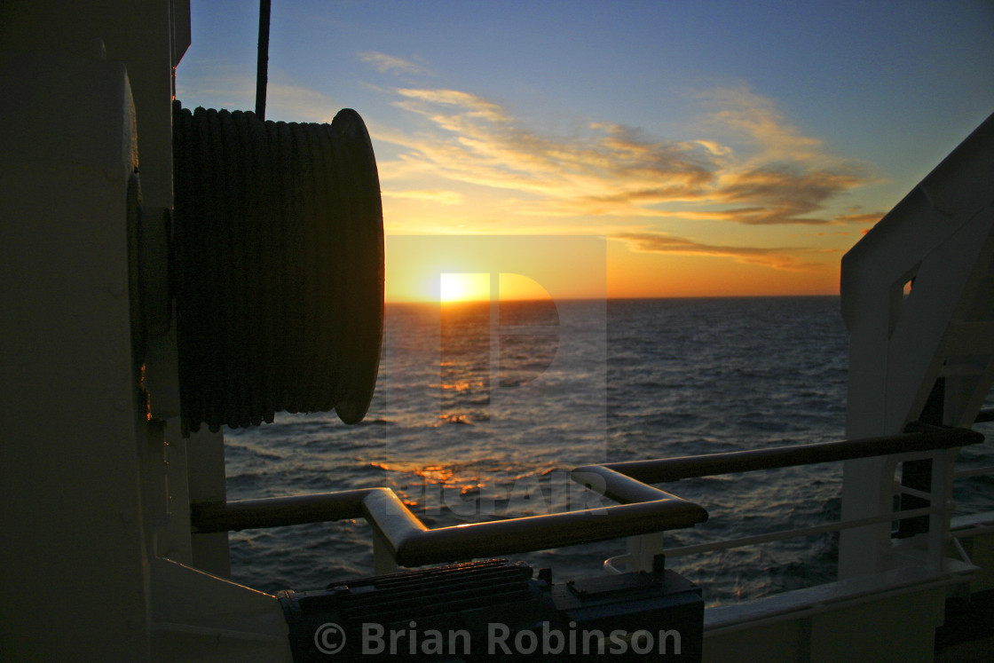 "Sunset at Sea" stock image