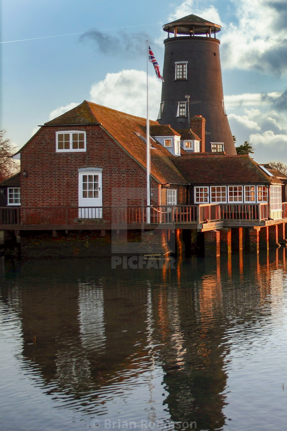 "Langstone Mill" stock image