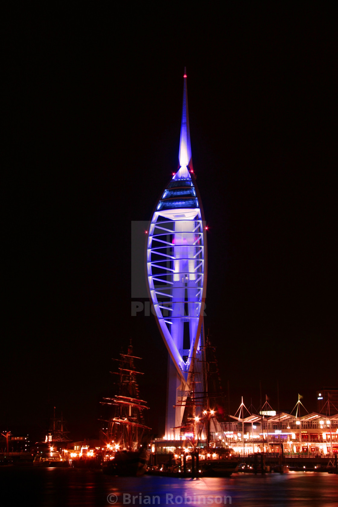 "Gunwharf Quays" stock image